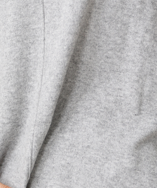 MYSELF ABAHOUSE（マイセルフアバハウス）の「アンゴラ混天竺VネックWIDEワンピース（ワンピース・レディース・グレー/ダークブラウン/オレンジ系その他5/ブラック・FREE）」の11枚目の写真