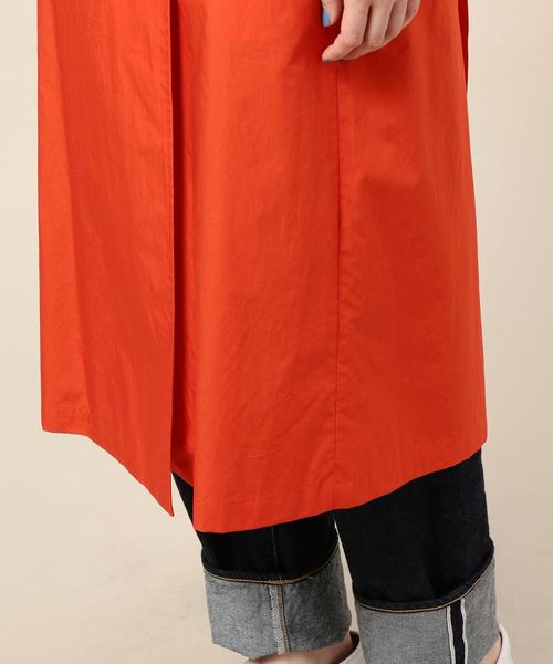 BEAUTY&YOUTH UNITED ARROWS（ビューティーアンドユースユナイテッドアローズ）の「BY タイプライターロングラップコート ◆（その他アウター・レディース・ナチュラル/レッド・MEDIUM/SMALL）」の16枚目の写真