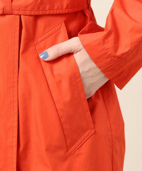 BEAUTY&YOUTH UNITED ARROWS（ビューティーアンドユースユナイテッドアローズ）の「BY タイプライターロングラップコート ◆（その他アウター・レディース・ナチュラル/レッド・MEDIUM/SMALL）」の7枚目の写真