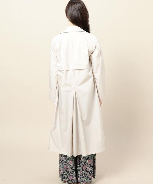 BEAUTY&YOUTH UNITED ARROWS（ビューティーアンドユースユナイテッドアローズ）の「BY タイプライターロングラップコート ◆（その他アウター・レディース・ナチュラル/レッド・MEDIUM/SMALL）」の9枚目の写真