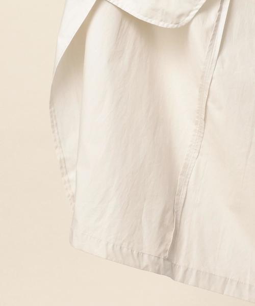 BEAUTY&YOUTH UNITED ARROWS（ビューティーアンドユースユナイテッドアローズ）の「BY タイプライターロングラップコート ◆（その他アウター・レディース・ナチュラル/レッド・MEDIUM/SMALL）」の10枚目の写真