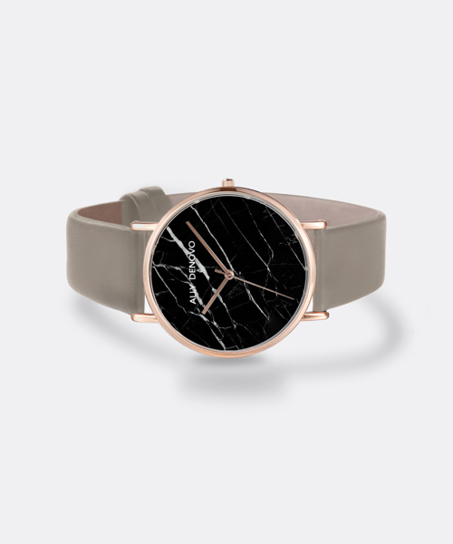 ALLY DENOVO（アリーデノヴォ）の「ALLY DENOVO　Carrara Marble 36mm（アナログ腕時計・レディース・ホワイト/ブラック・FREE）」の5枚目の写真