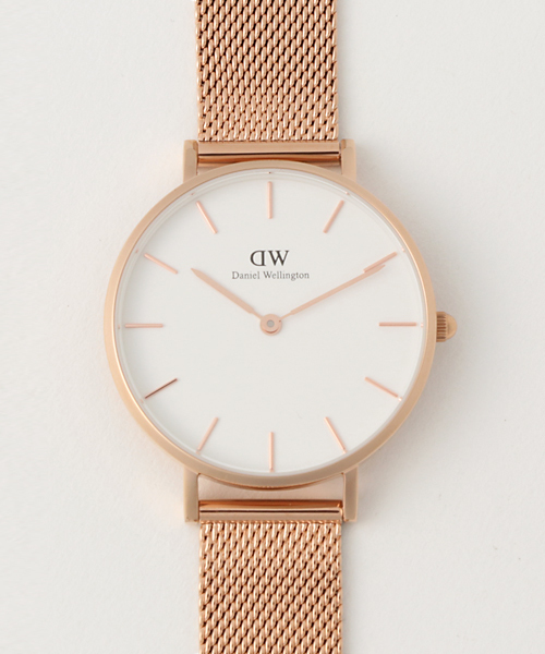 Daniel Wellington（ダニエルウェリントン）の「Daniel Wellington / ダニエル・ウェリントン CLASSIC PETTIE クラシック ぺティート / クオーツ メタルバンド 32mm（アナログ腕時計・メンズ・ゴールド/ゴールド系その他/シルバー/ブラック×シルバー・FREE）」の3枚目の写真