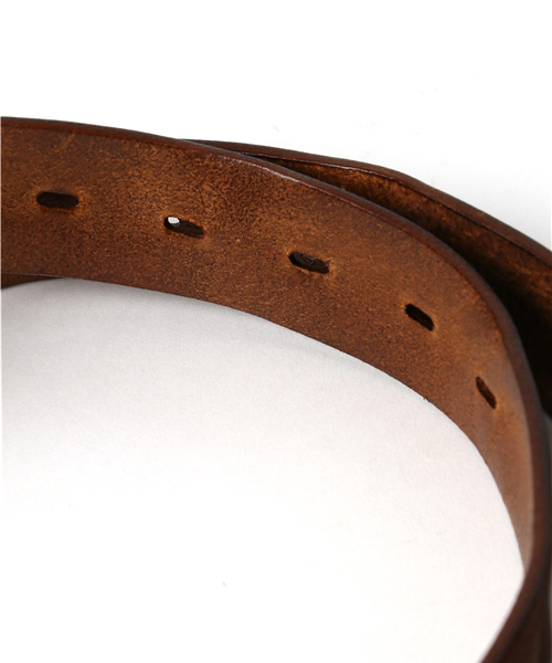 同梱.w194ベルトブラウン. Ground Y - Ground Y | COW LEATHER LONG BELT / レザーベルト