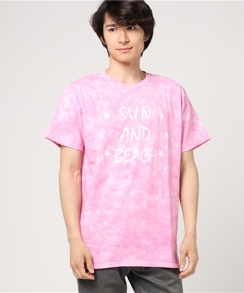 JACKROSE（ジャックローズ）の「ムラゾメ･ロゴUネックTシャツ（Tシャツ/カットソー・メンズ・ピンク/ブラック/グレー/ブルー・L/M）」の11枚目の写真