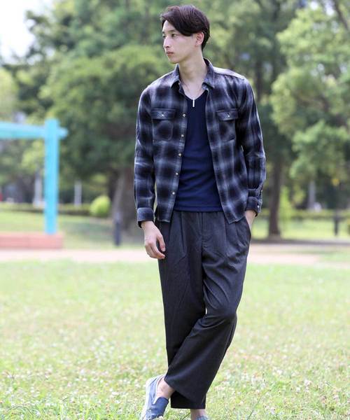 TopIsm(トップイズム)の「コットン ネル チェックシャツ(シャツ/ブラウス・メンズ・ホワイト系その他/レッド系その他/レッド系その他2/レッド系その他5/ベージュ系その他/ブラック系その他/ブラック系その他2/レッド系その他3/レッド系その他6/ブラック系その他3/レッド系その他4/ブルー系その他2/ブルー系その他/ブルー系その他4/ベージュ系その他2/ブルー系その他3/イエロー系その他・L/LL/M)」の18枚目の写真
