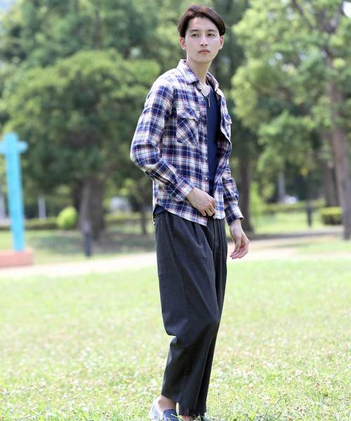 TopIsm(トップイズム)の「コットン ネル チェックシャツ(シャツ/ブラウス・メンズ・ホワイト系その他/レッド系その他/レッド系その他2/レッド系その他5/ベージュ系その他/ブラック系その他/ブラック系その他2/レッド系その他3/レッド系その他6/ブラック系その他3/レッド系その他4/ブルー系その他2/ブルー系その他/ブルー系その他4/ベージュ系その他2/ブルー系その他3/イエロー系その他・L/LL/M)」の20枚目の写真