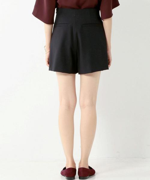 Jewel Changes（ジュエルチェンジズ）の「◇JOC R/N ダブルクロス ハイウエスト / 3分丈（その他パンツ・レディース・オフホワイト/ブラック・34/36/38）」の3枚目の写真