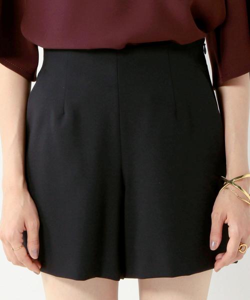 Jewel Changes（ジュエルチェンジズ）の「◇JOC R/N ダブルクロス ハイウエスト / 3分丈（その他パンツ・レディース・オフホワイト/ブラック・34/36/38）」の7枚目の写真