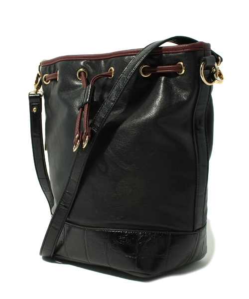 ODETTE E ODILE（オデットエオディール）の「ラウゴア/L&O 2Way S ｼｮﾙﾀﾞｰﾊﾞｯｸﾞ（ショルダーバッグ・レディース・ブラック/オレンジ/その他1・フリー）」の4枚目の写真