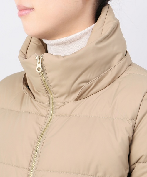 【DUVETICA】ファー付きベージュダウンジャケット Duvetica ドゥべティカ ベージュダウンジャケット ファー付き Sサイズ