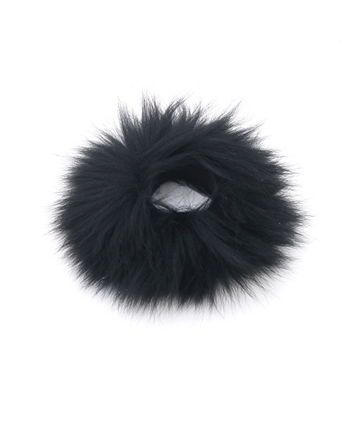 Luz Llena（ラズレナ）の「フォックスファーブレス（バングル/リストバンド・レディース・ブラック/グレー/アイボリー・ﾌﾘ-）」の2枚目の写真