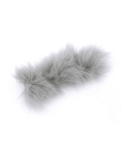 Luz Llena（ラズレナ）の「フォックスファーブレス（バングル/リストバンド・レディース・ブラック/グレー/アイボリー・ﾌﾘ-）」の6枚目の写真