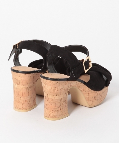 LOWRYS FARM（ローリーズファーム）の「コルクツイストサンダル　780354 （サンダル・レディース・ブラック/グリーン/オレンジ・MEDIUM/LARGE）」の9枚目の写真