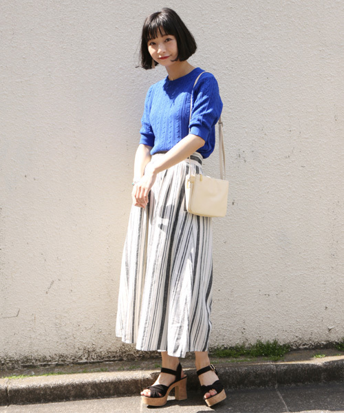 LOWRYS FARM（ローリーズファーム）の「コルクツイストサンダル　780354 （サンダル・レディース・ブラック/グリーン/オレンジ・MEDIUM/LARGE）」の12枚目の写真