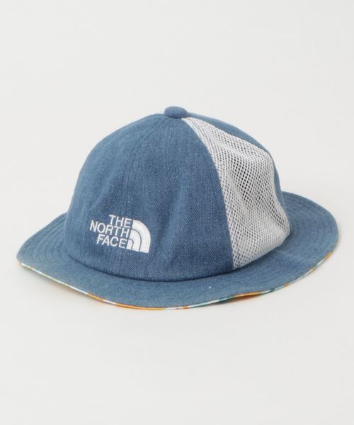 THE NORTH FACE（ザノースフェイス）の「ザ・ノース・フェイス ベビーハット / デニムメッシュハット（ハット・キッズ・ダークインディゴブルー/ライトインディゴブルー・FREE）」の2枚目の写真