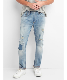 GAP | Gap Cone Denim スキニーフィット リペアジーンズ（ストレッチ）(デニムパンツ)