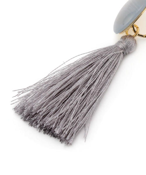 NARACAMICIE（ナラカミーチェ）の「フリンジイヤリング（イヤリング・レディース・グレー・FREE）」の6枚目の写真