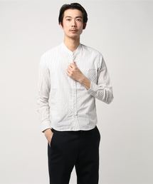 ASTRONOMY | 30S高密度ブロード長袖バンドカラーシャツ(シャツ/ブラウス)