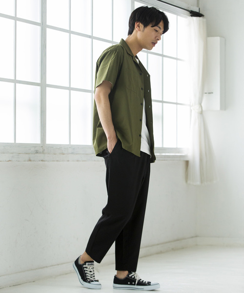 WEGO(ウィゴー)の「WEGO/ストレッチクロップドペグトップパンツ(スラックス・メンズ・ネイビー/ブラック/ライトグレー・MEDIUM/SMALL/LARGE)」の18枚目の写真