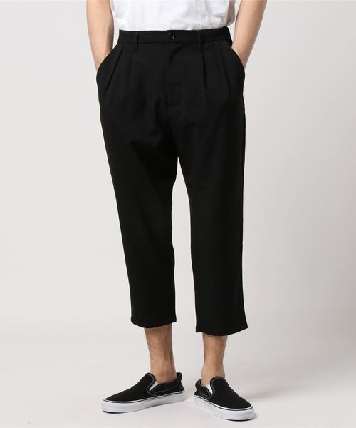 WEGO(ウィゴー)の「WEGO/ストレッチクロップドペグトップパンツ(スラックス・メンズ・ネイビー/ブラック/ライトグレー・MEDIUM/SMALL/LARGE)」の9枚目の写真