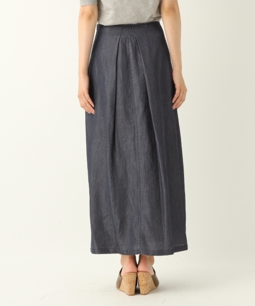 A part by(アパートバイ)の「リヨセルデニムマキシスカート 803901(スカート・レディース・ネイビー・MEDIUM/LARGE)」の6枚目の写真