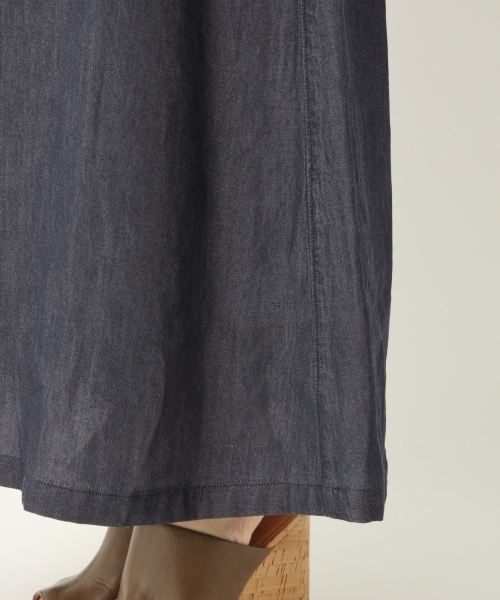 A part by(アパートバイ)の「リヨセルデニムマキシスカート 803901(スカート・レディース・ネイビー・MEDIUM/LARGE)」の8枚目の写真
