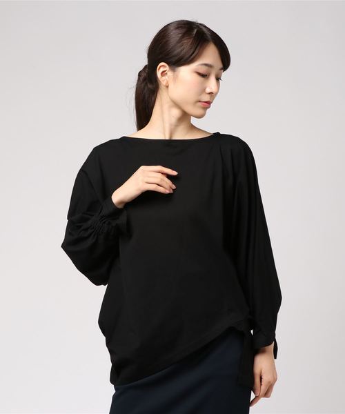 Ne-net（ネネット）の「(S)wantan jersey（Tシャツ/カットソー・レディース・ブラック/ブラウン/その他4/その他5・02）」の11枚目の写真