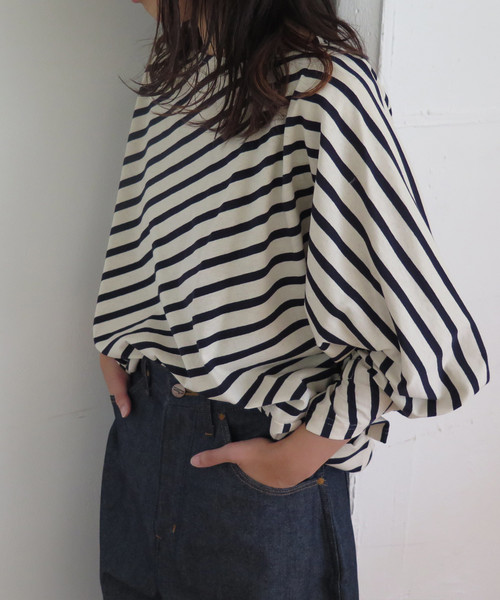 Ne-net（ネネット）の「(S)wantan jersey（Tシャツ/カットソー・レディース・ブラック/ブラウン/その他4/その他5・02）」の10枚目の写真