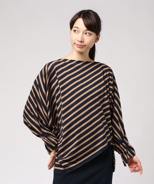 Ne-net（ネネット）の「(S)wantan jersey（Tシャツ/カットソー・レディース・ブラック/ブラウン/その他4/その他5・02）」の4枚目の写真
