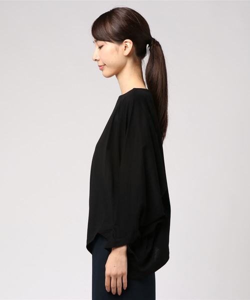 Ne-net（ネネット）の「(S)wantan jersey（Tシャツ/カットソー・レディース・ブラック/ブラウン/その他4/その他5・02）」の5枚目の写真