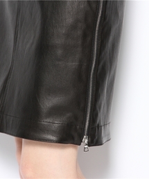 Drawer（ドゥロワー）の「Drawer PRE レザースカート（スカート）」 - WEAR