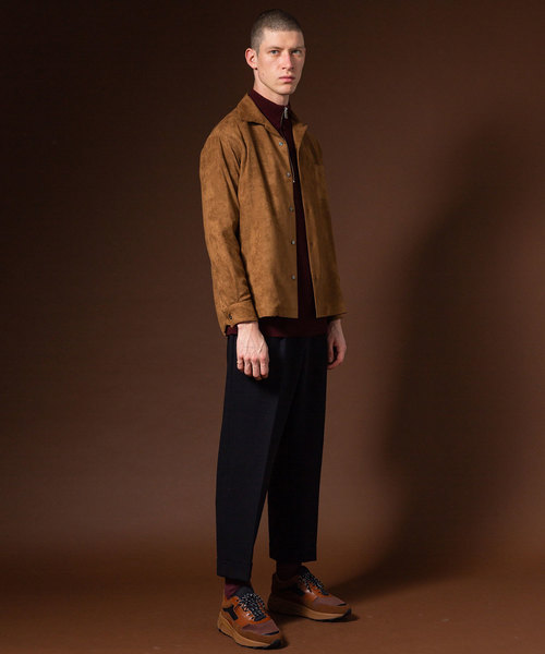 UNITED TOKYO（ユナイテッドトウキョウ）の「ウォッシャブルスウェードオープンカラーシャツ（シャツ/ブラウス・メンズ・ブラウン/ネイビー/ブラック/カーキ/ブルー・1/2/3）」の16枚目の写真