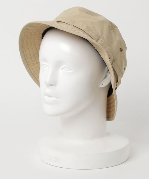 BEAMS PLUS（ビームスプラス）の「BEAMS PLUS / ポプリン ジャングルハット（ハット・メンズ・ベージュ/ライトグリーン/カモフラージュ・ONESIZE）」の2枚目の写真