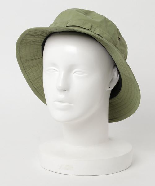 BEAMS PLUS（ビームスプラス）の「BEAMS PLUS / ポプリン ジャングルハット（ハット・メンズ・ベージュ/ライトグリーン/カモフラージュ・ONESIZE）」の3枚目の写真