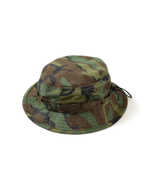 BEAMS PLUS（ビームスプラス）の「BEAMS PLUS / ポプリン ジャングルハット（ハット・メンズ・ベージュ/ライトグリーン/カモフラージュ・ONESIZE）」の9枚目の写真