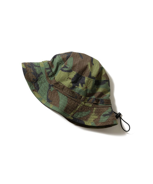 BEAMS PLUS（ビームスプラス）の「BEAMS PLUS / ポプリン ジャングルハット（ハット・メンズ・ベージュ/ライトグリーン/カモフラージュ・ONESIZE）」の11枚目の写真