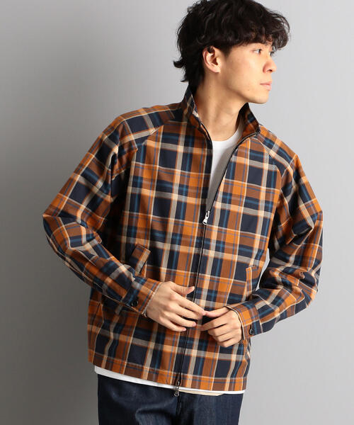 R*様 atlast&co チェックブルゾン green label relaxing（グリーンレーベルリラクシング）の「SC