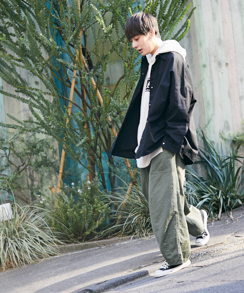 kutir(クティール)の「コーチシャツジャケット(ブルゾン・メンズ・ブラック/ブラック系その他/ベージュ・SMALL/MEDIUM/LARGE)」の5枚目の写真
