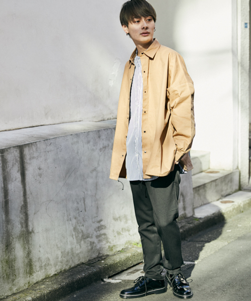 kutir(クティール)の「コーチシャツジャケット(ブルゾン・メンズ・ブラック/ブラック系その他/ベージュ・SMALL/MEDIUM/LARGE)」の22枚目の写真