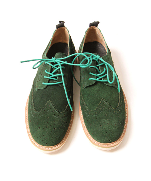 DOARAT（ドゥアラット）の「SUEDE WING-TIPPED SHOES（その他シューズ・メンズ・バーガンディー/グリーン/ブラック・LARGE/X-LARGE/MEDIUM）」の3枚目の写真