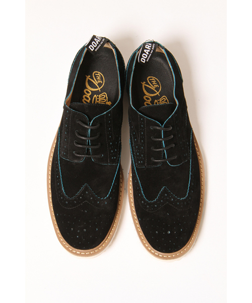 DOARAT（ドゥアラット）の「SUEDE WING-TIPPED SHOES（その他シューズ・メンズ・バーガンディー/グリーン/ブラック・LARGE/X-LARGE/MEDIUM）」の2枚目の写真