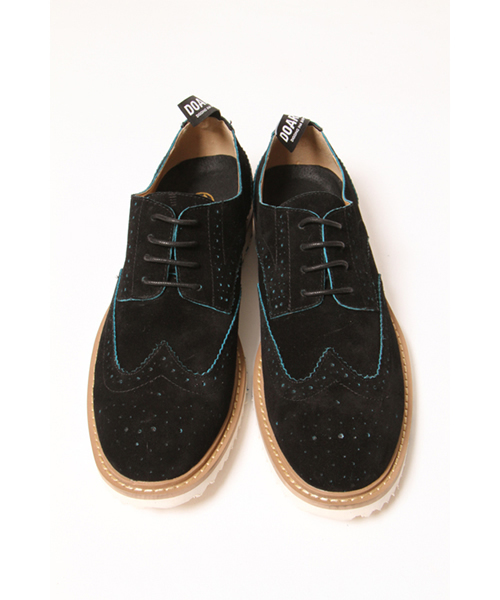 DOARAT（ドゥアラット）の「SUEDE WING-TIPPED SHOES（その他シューズ・メンズ・バーガンディー/グリーン/ブラック・LARGE/X-LARGE/MEDIUM）」の4枚目の写真