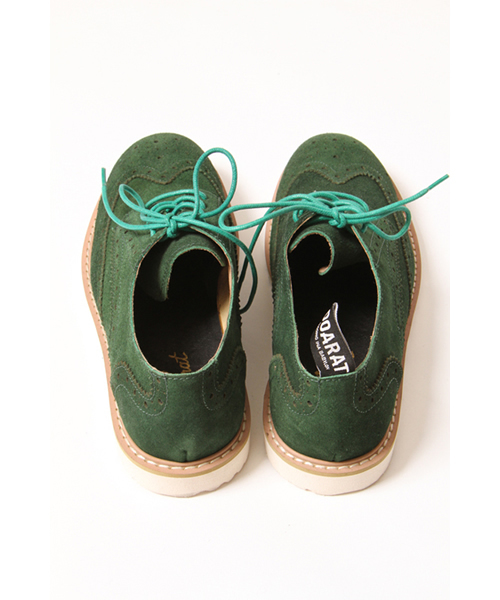 DOARAT（ドゥアラット）の「SUEDE WING-TIPPED SHOES（その他シューズ・メンズ・バーガンディー/グリーン/ブラック・LARGE/X-LARGE/MEDIUM）」の9枚目の写真