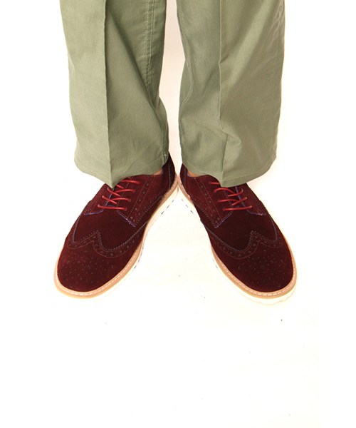 DOARAT（ドゥアラット）の「SUEDE WING-TIPPED SHOES（その他シューズ・メンズ・バーガンディー/グリーン/ブラック・LARGE/X-LARGE/MEDIUM）」の13枚目の写真