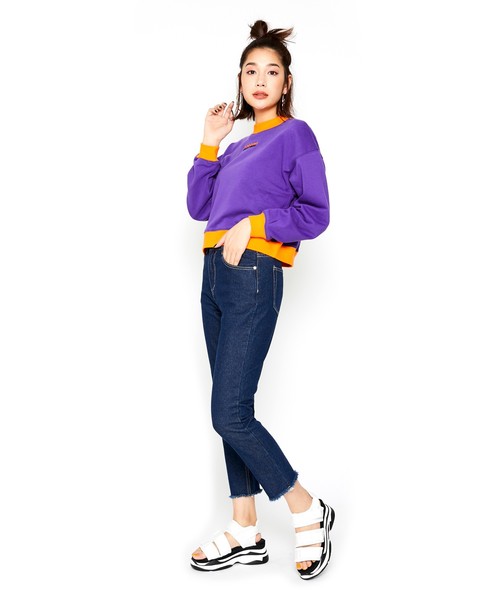 Mafmof（マフモフ）の「Mafmof(マフモフ) ストラップベルトの厚底スポーツサンダル（サンダル・レディース・ホワイト/ブラック/ネイビー・L/LL/M/S）」の8枚目の写真