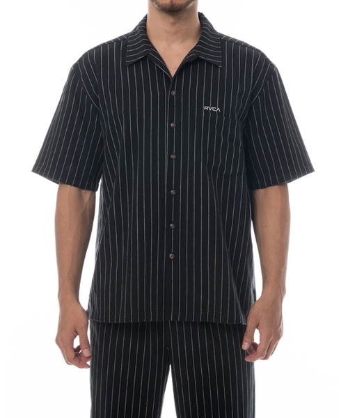 RVCA XL ストライプ ラガーシャツ RVCA 長袖シャツ ストライプ RVCA XL