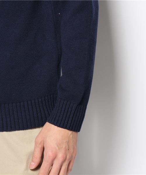 BEAMS（ビームス）の「○BEAMS / エンブロイダリー刺繍 クルーネックニット（ニット/セーター・メンズ・ライトグレー/グリーン/ネイビー・X-LARGE/SMALL/LARGE/MEDIUM）」の7枚目の写真