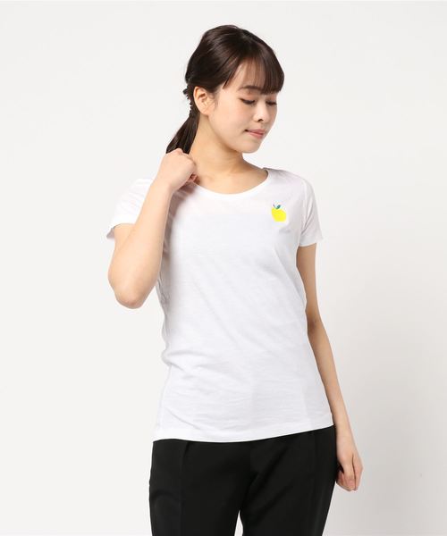 【ULTRA TEE】アップルホワイトTシャツ 【ULTRA TEE】アップルホワイトTシャツ