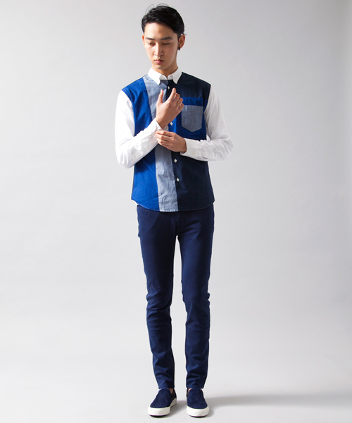 BEAUTY&YOUTH UNITED ARROWS(ビューティーアンドユースユナイテッドアローズ)の「BY ∴ カラー スキニー 5ポケット パンツ§(チノパンツ・メンズ・ブラック/グレー/ダークグリーン/ネイビー/コバルトブルー/ワイン・32inch/34inch/28inch/30inch)」の16枚目の写真